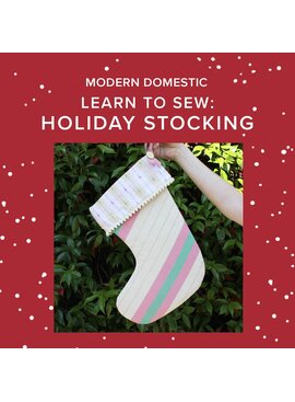 Amy Karol ONE SPOT LEFT! Monday, December 7th, 6pm-9pm - Learn to Sew: Holiday Stocking