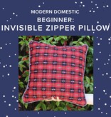 Colleen Connolly Beginner: Invisible Zipper Pillow with Piping, Sunday, December 6th, 1030am-3pm