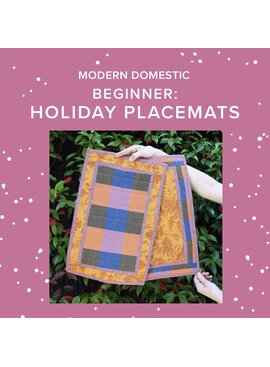 Lori Caldwell Sunday, December 13th, 5pm-9pm - Learn to Sew: Holiday Placemats
