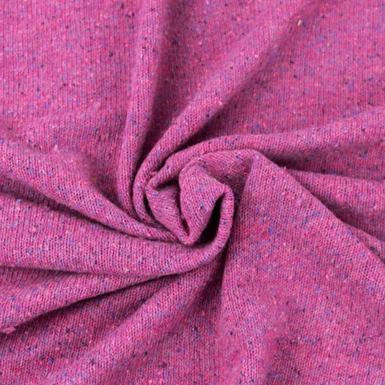 Italian Wool Silk Sweater Knit Berry Pink