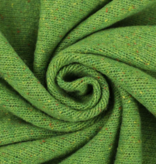 Italian Wool Silk Sweater Knit Avocado Green