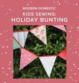 Susan Iannucci Marcu Kids Sewing Class: Holiday Bunting!  Saturday, December 12th, 10am-1pm