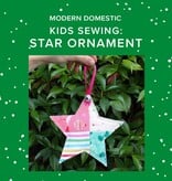 Susan Iannucci Marcu Kids Sewing Class: Star Ornament! Monday, December 21st, 10am-1pm