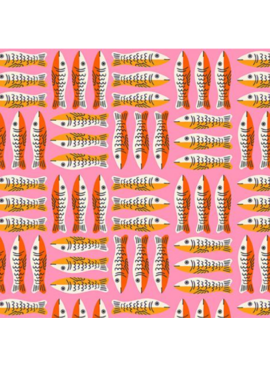 Ruby Star Society 1 800 Calico Little Sardines Lucky Pink