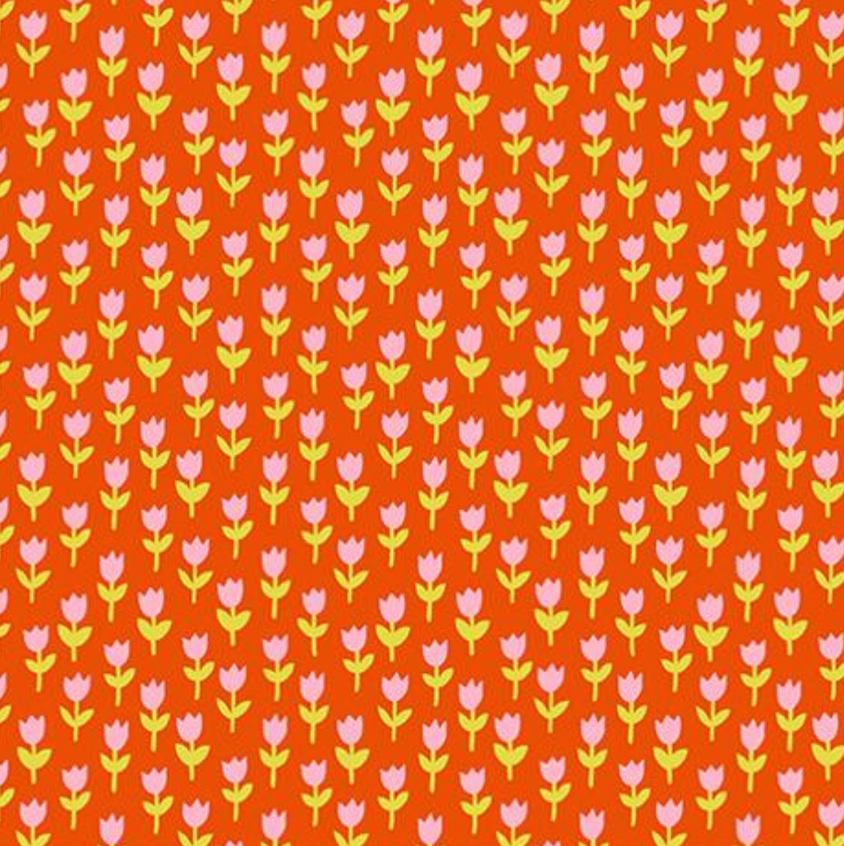 Ruby Star Society 1 800 Calico Tulips Warm Red