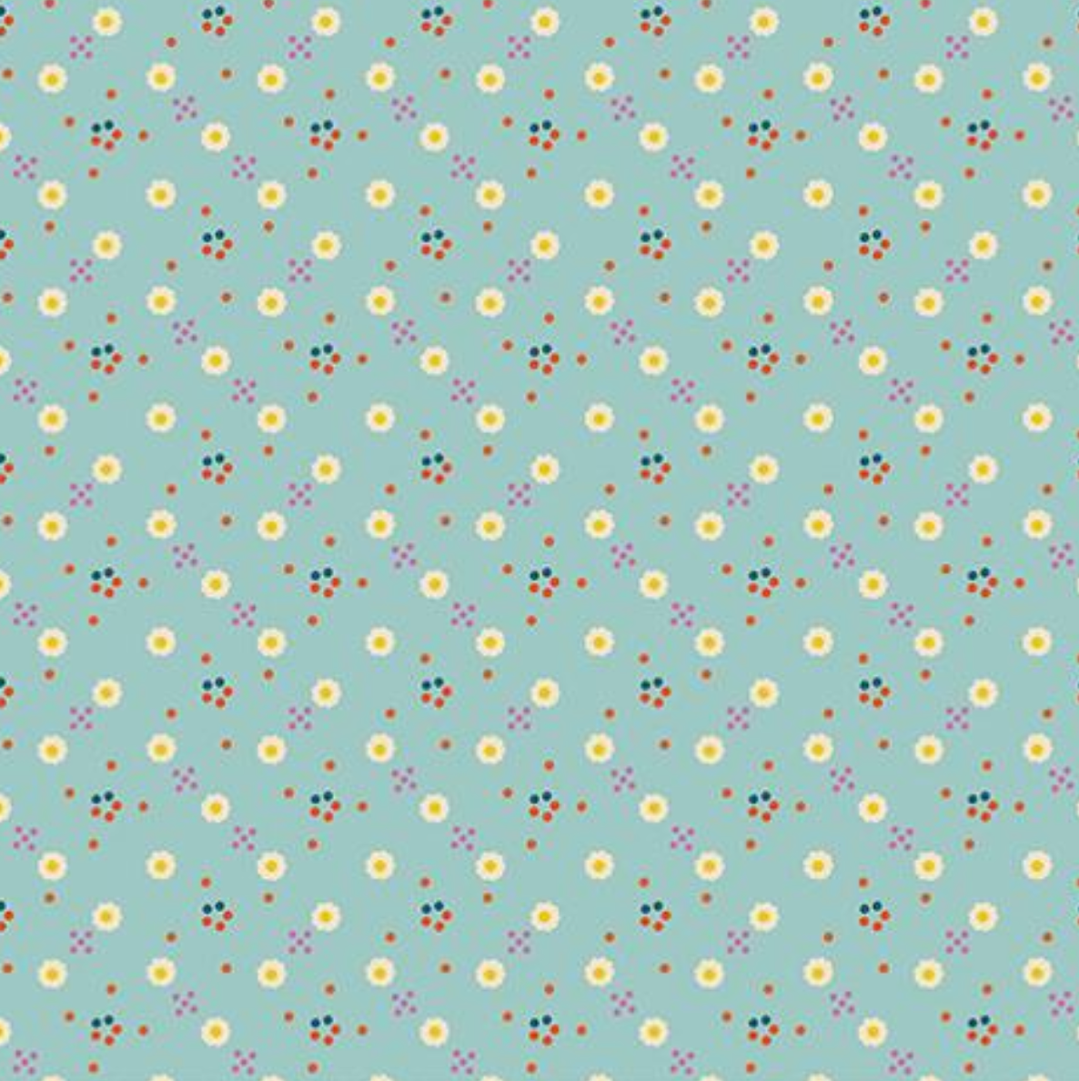 Ruby Star Society 1 800 Calico Bandana Saltwater