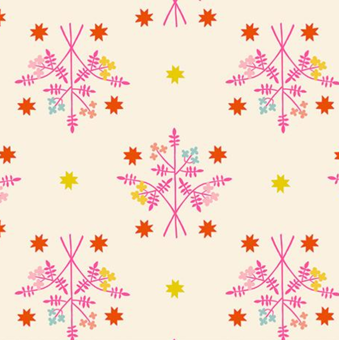 Ruby Star Society 1 800 Calico Bouquet Neon Pink
