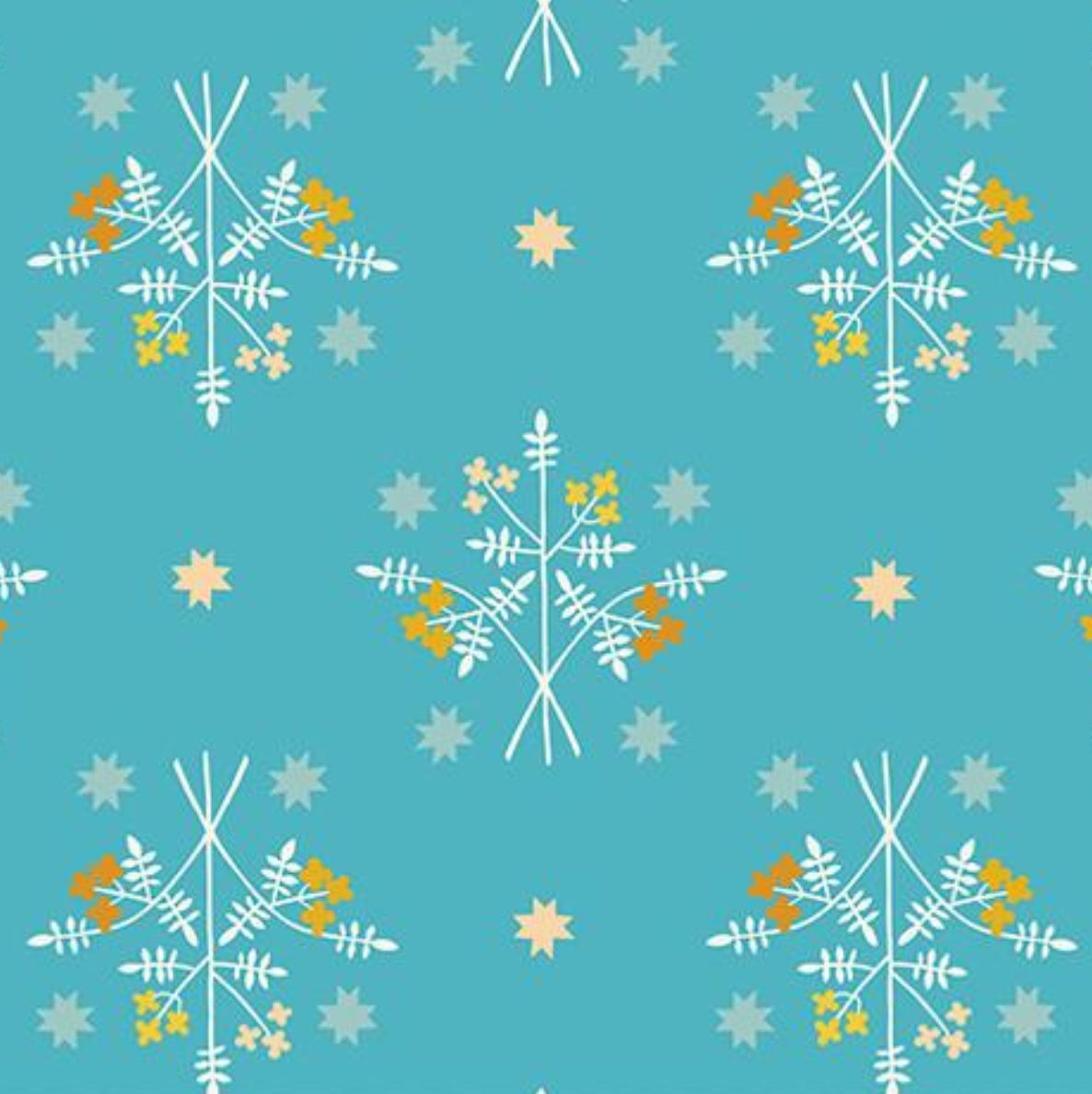 Ruby Star Society 1 800 Calico Bouquet Wave