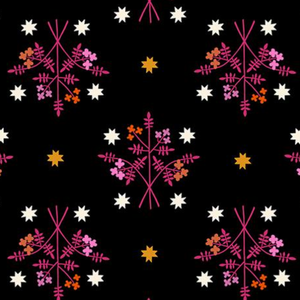 Ruby Star Society 1 800 Calico Bouquet Black