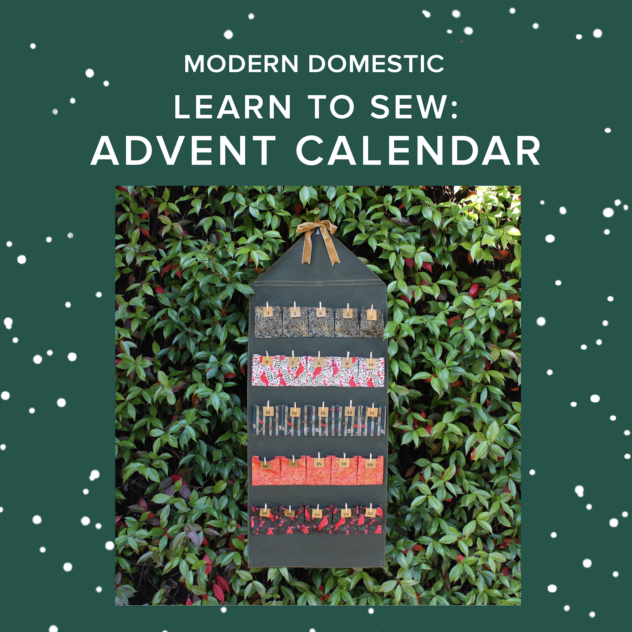 Lori Caldwell Learn to Sew: Advent Calendar, Friday, November 6th, 4pm-8:30pm