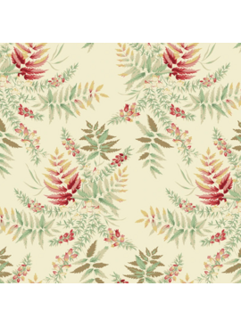 Andover Secret Stash Favorites Blue Willow Fern Almond