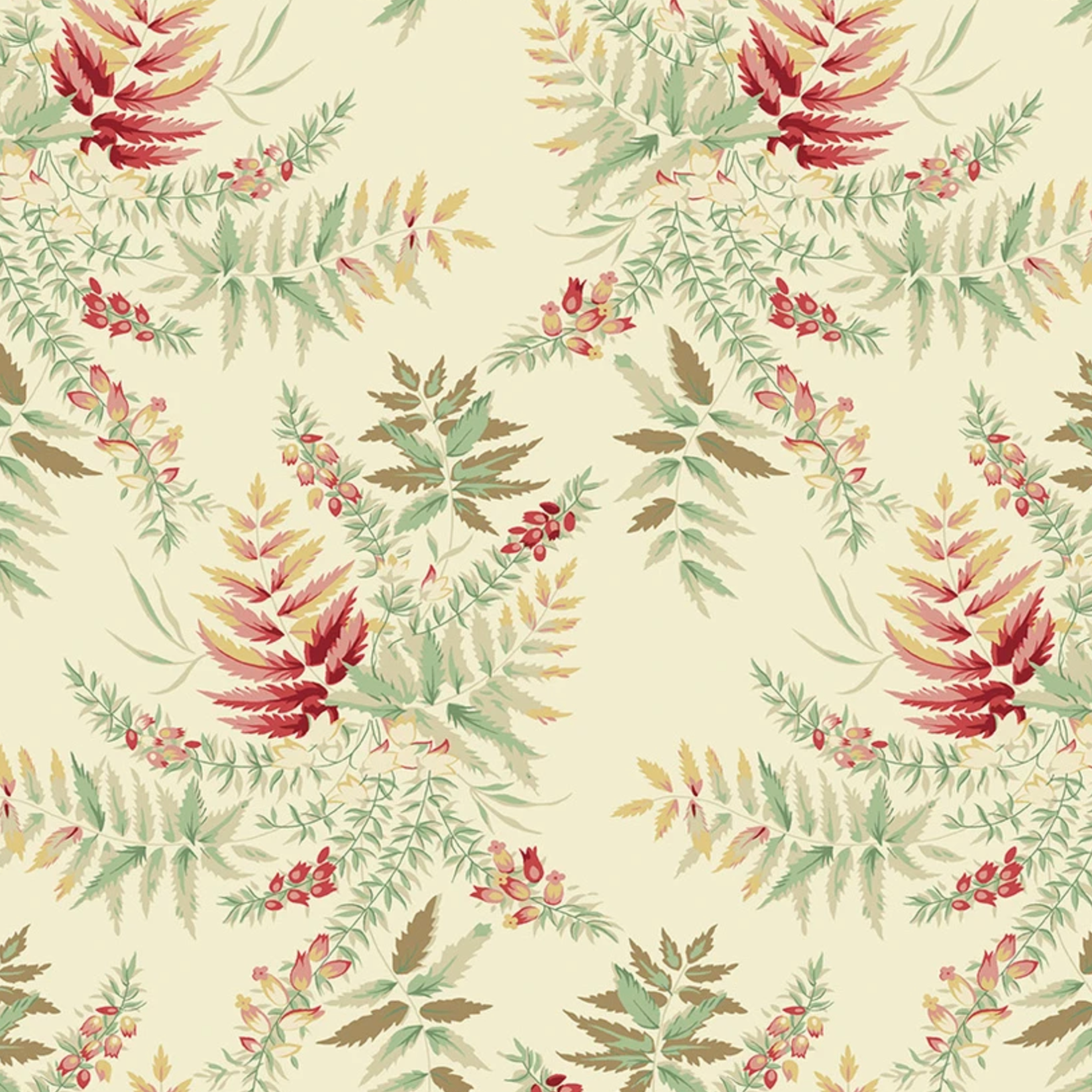 Andover Secret Stash Favorites Blue Willow Fern Almond