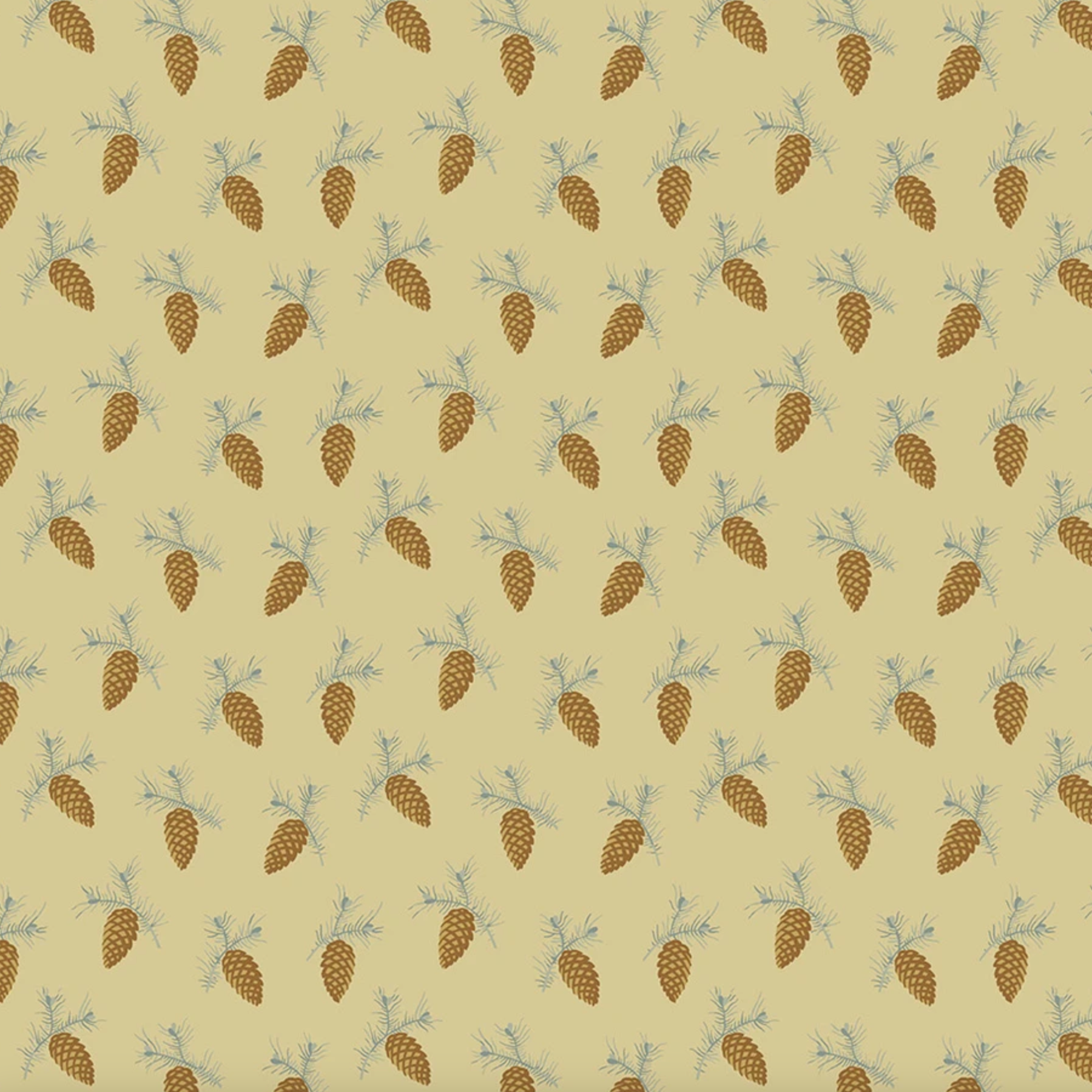 Andover Secret Stash Favorites Chestnut Sweet Pine Khaki