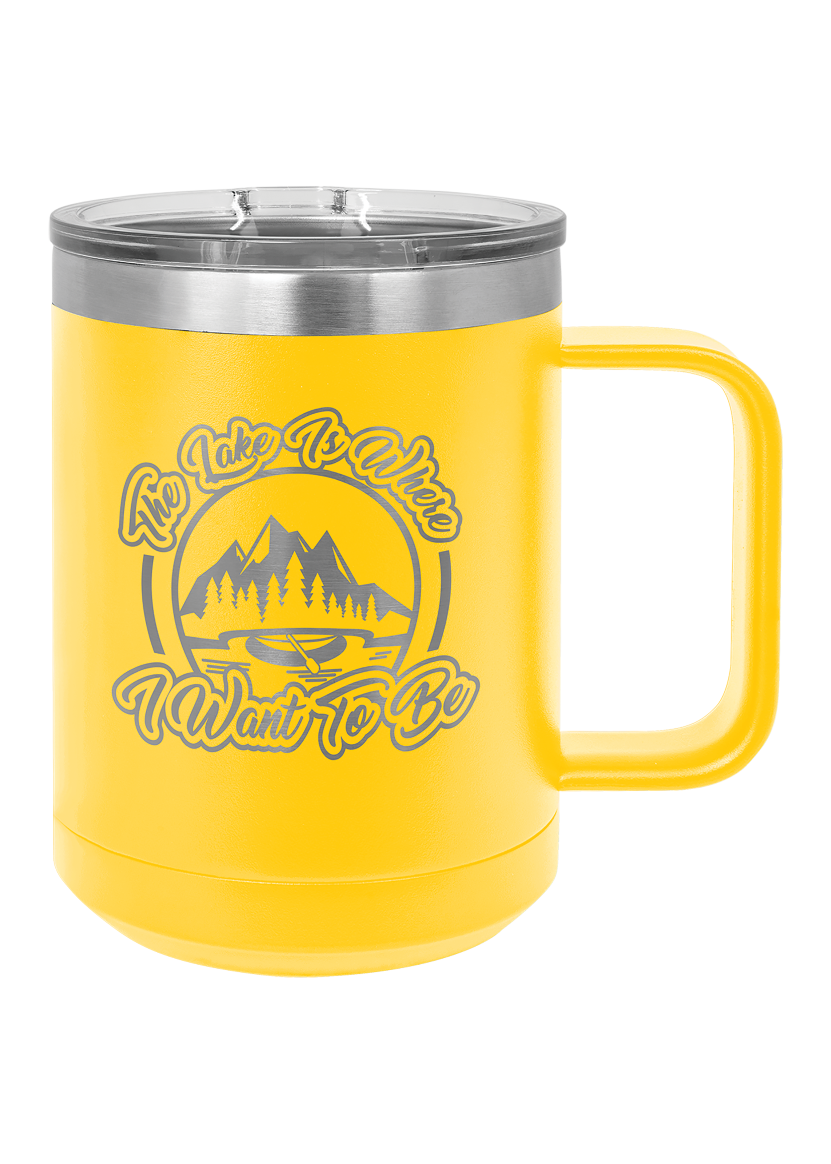 Polar Camel 15 oz Stainless Steel Mug