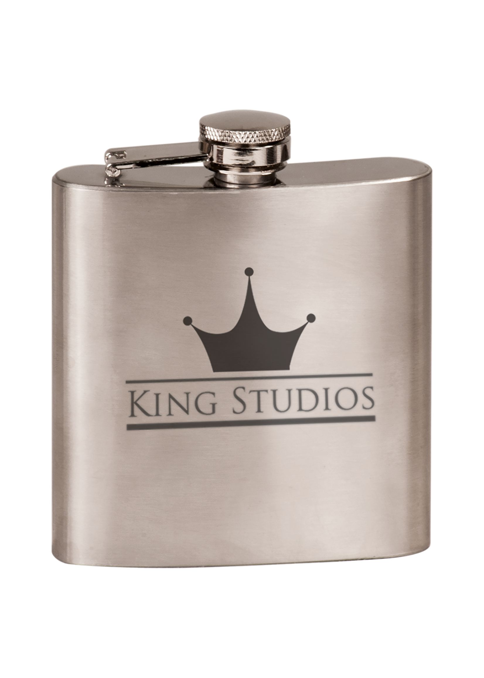 6 oz Stainless Steel Flask. Gloss and Matte Finished