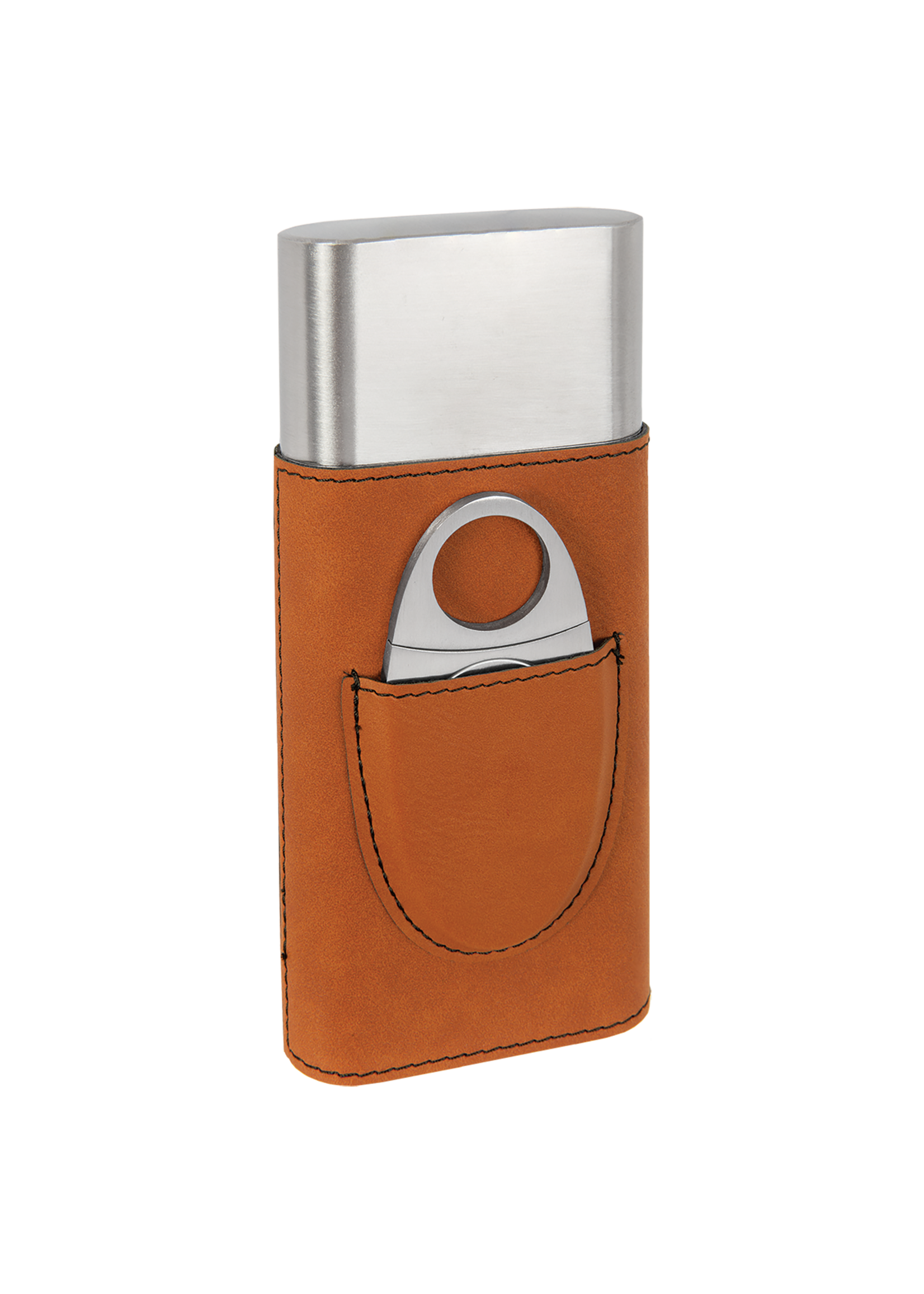 Leatherette Cigar case with Cutter