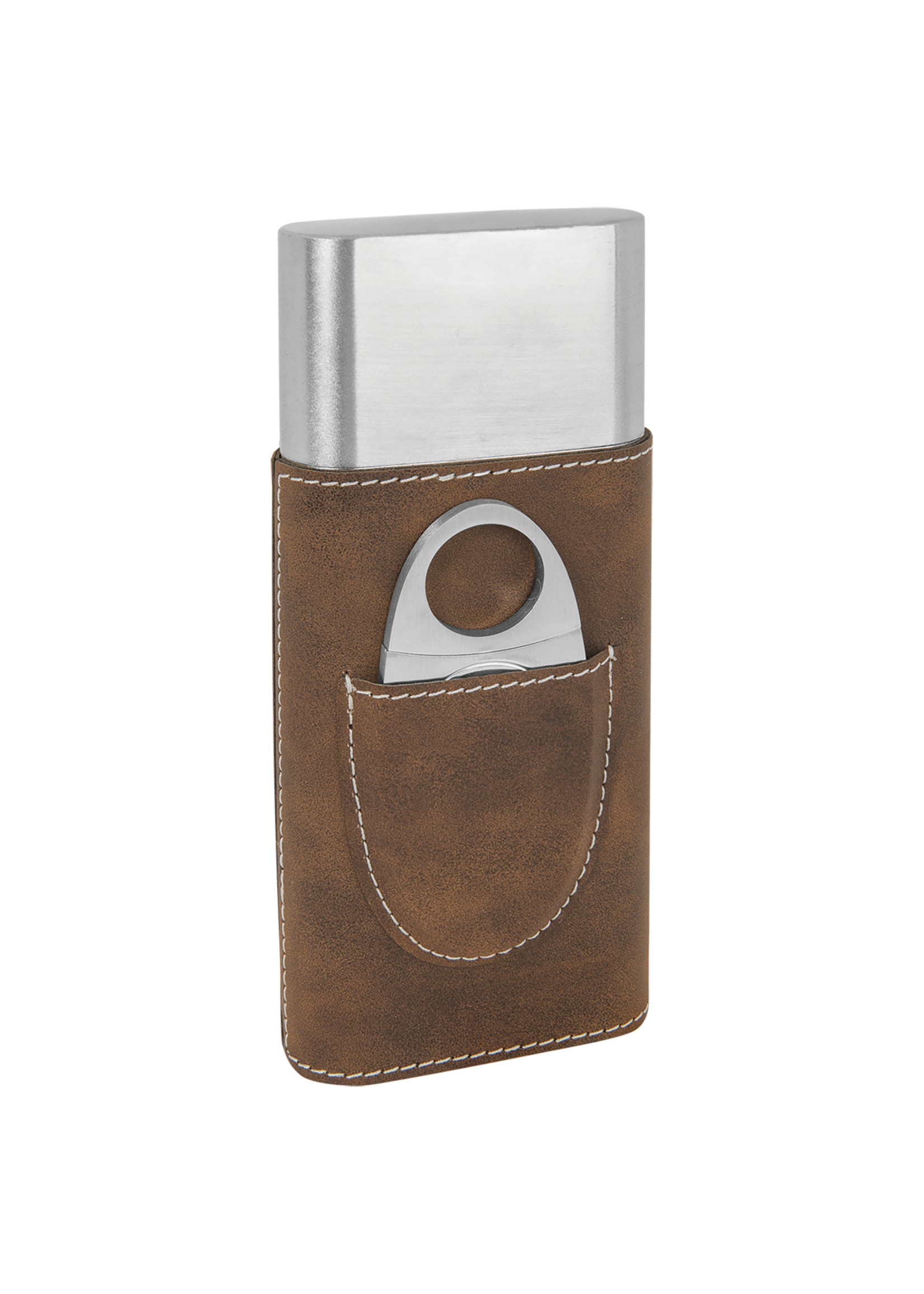 Leatherette Cigar case with Cutter