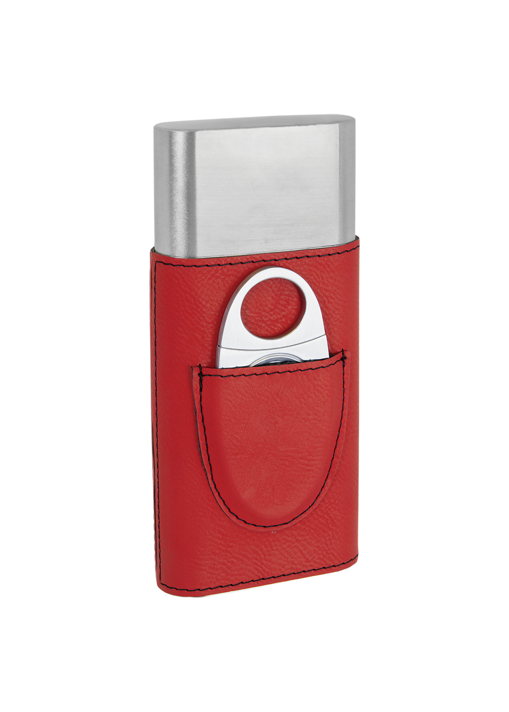 Leatherette Cigar case with Cutter