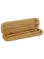 Maple Pen & Pencil Set Case Double Cavity