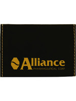 Leatherette Business Card Holder Hard