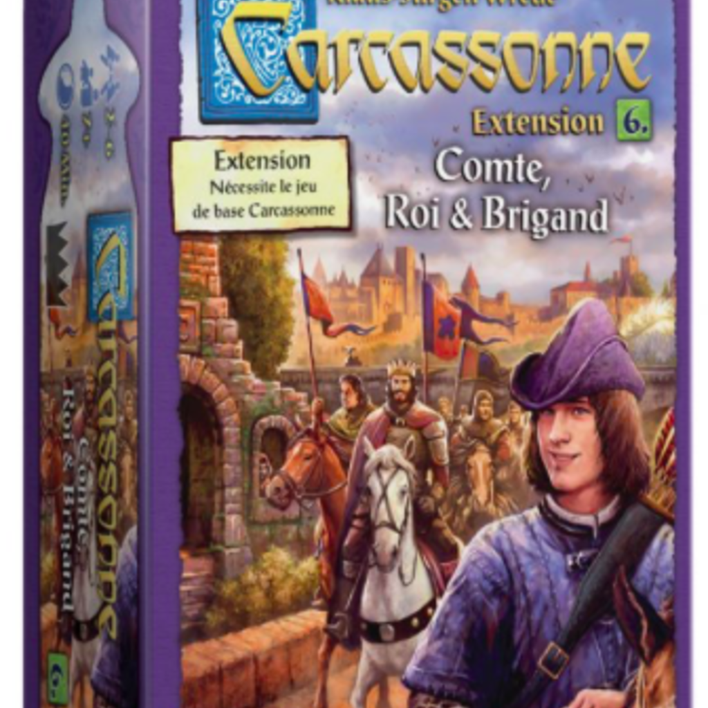 Z-Man Games Carcassonne Ext.6 Comte Roi et Brigands