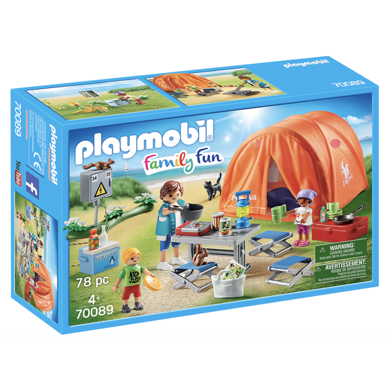 Playmobil Family Fun Tente Et Campeur 70089 Disc.