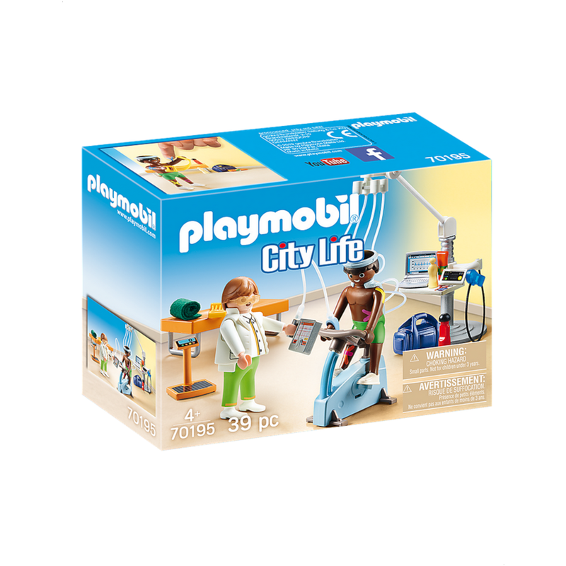Playmobil City Life 70195 Cabinet de Kinesiotherapeute  Disc.