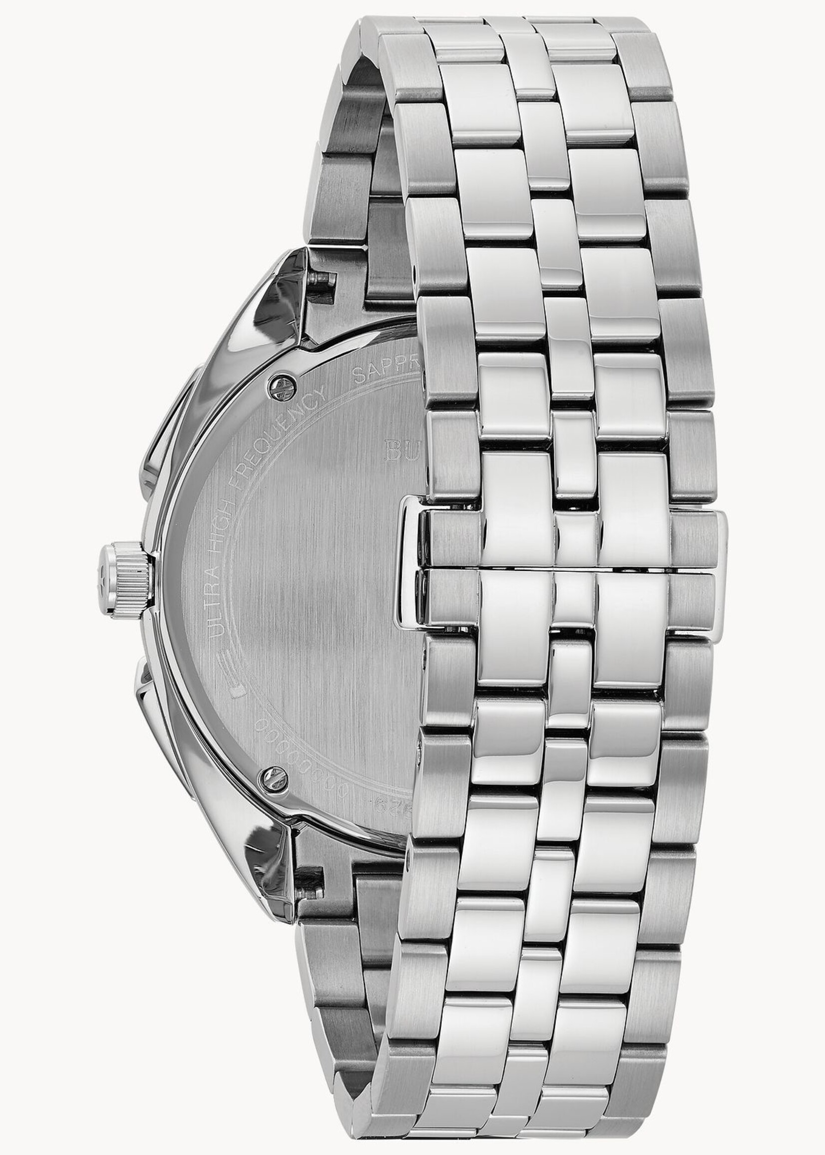 Bulova Curv - Men's SS Bracelet Grey Face