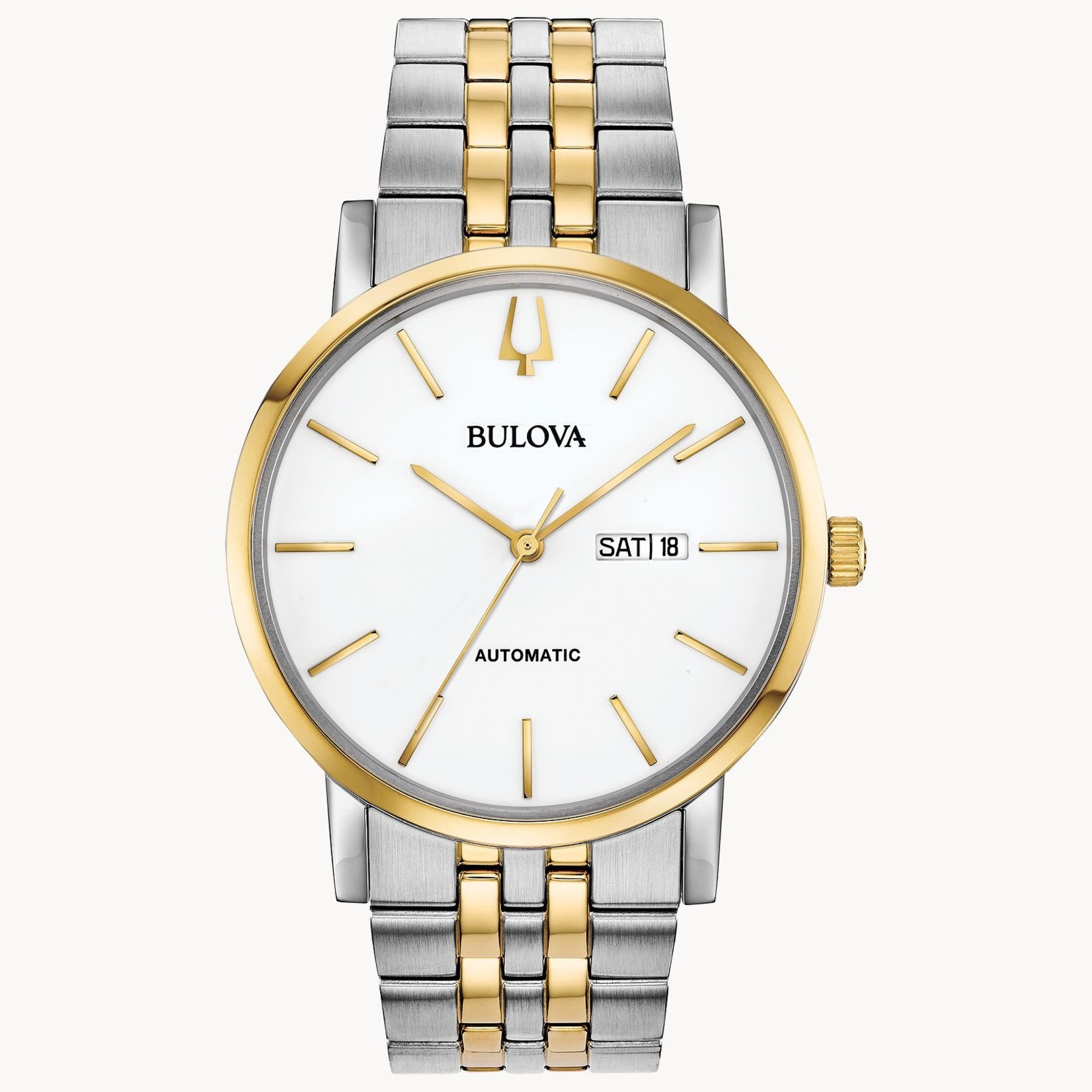 Bulova American Clipper -Men's SS WG/YG Automatic Watch