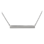 Legend LEGEND SS Engravable Bar Necklace