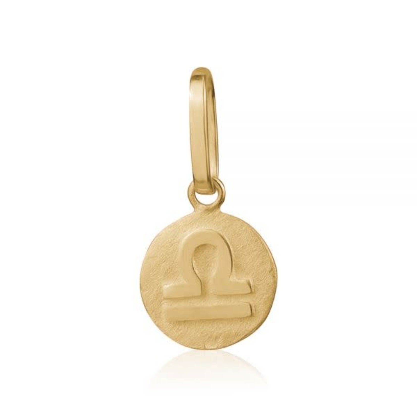 10KY Tiny Zodiac Charm Libra