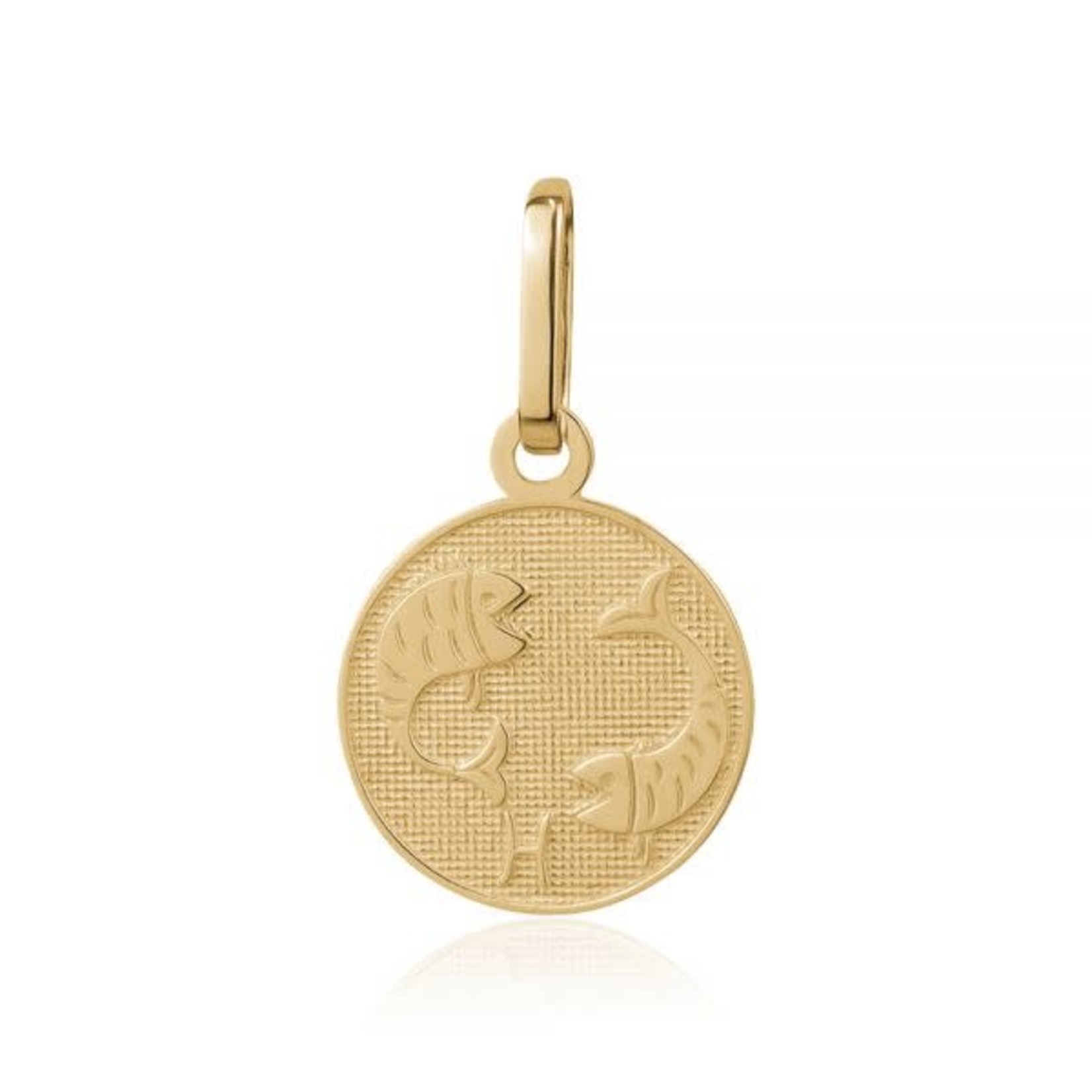 10KY Zodiac Charm Pisces