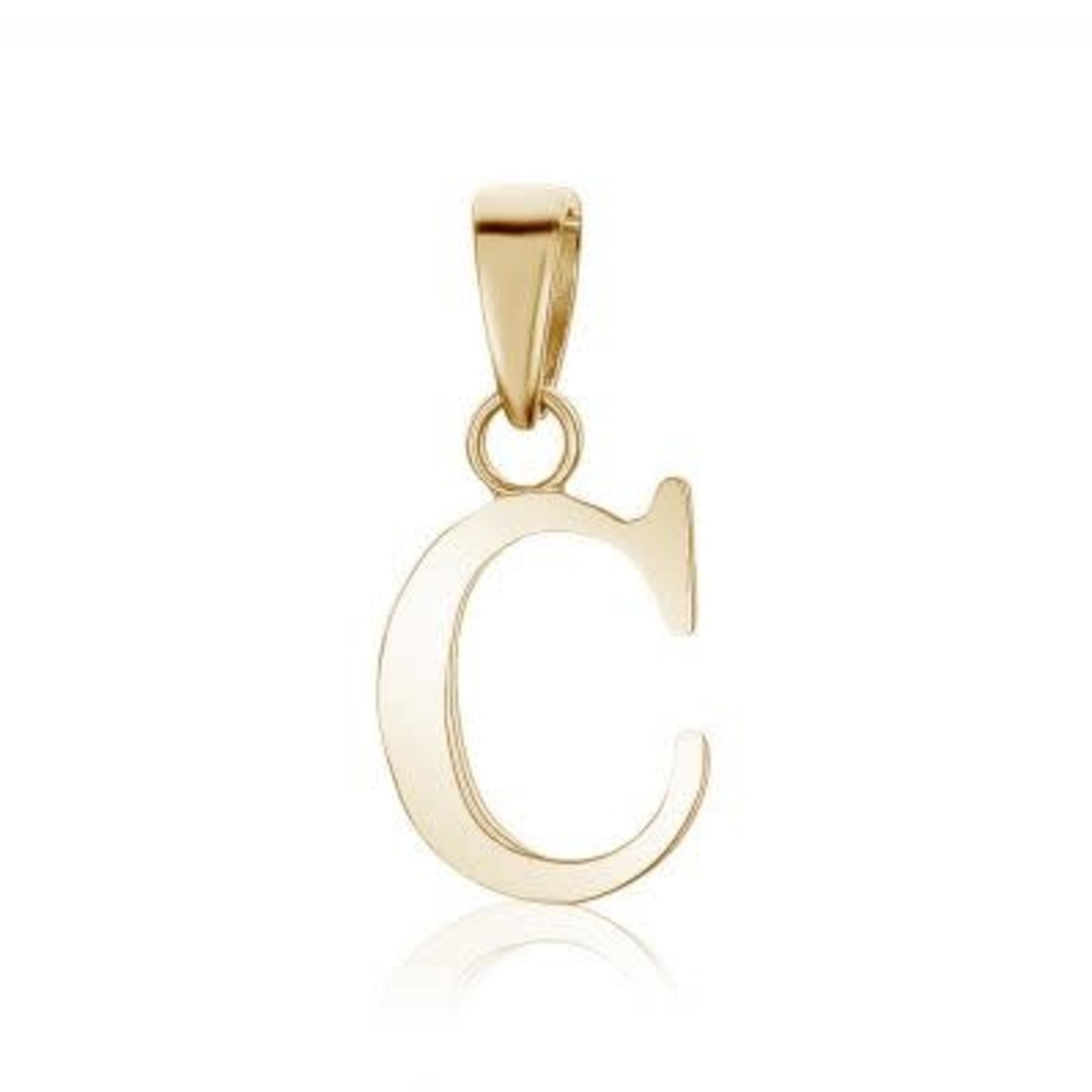 10K YG Block Initial Charm C