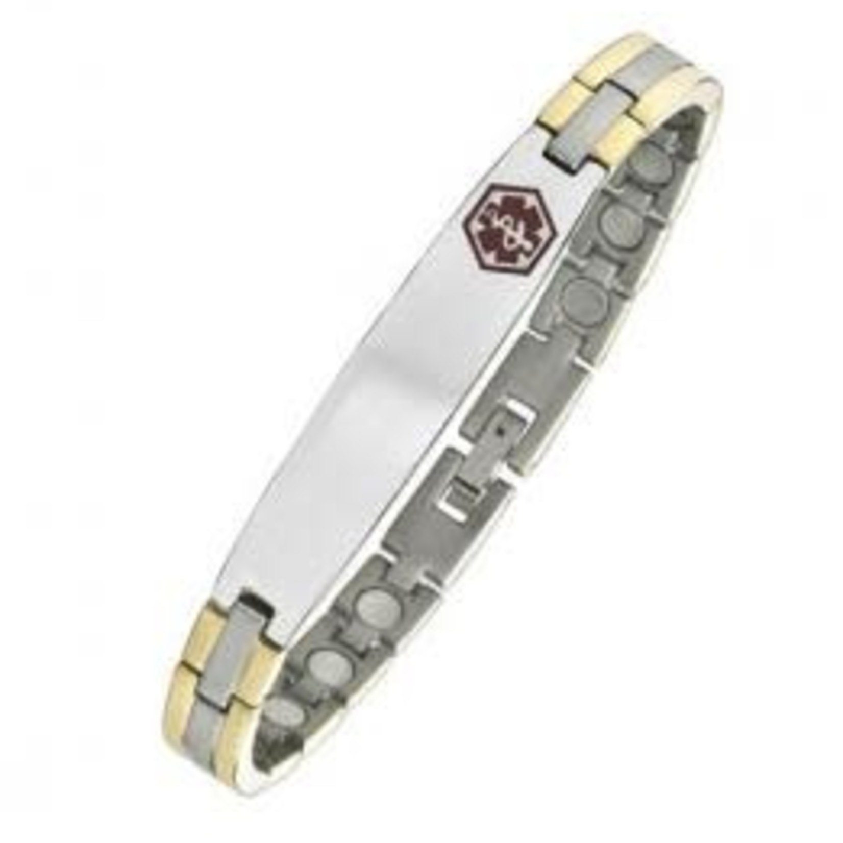 ALPINE 9mm Steel Magnetic Medical Alert Bracelet