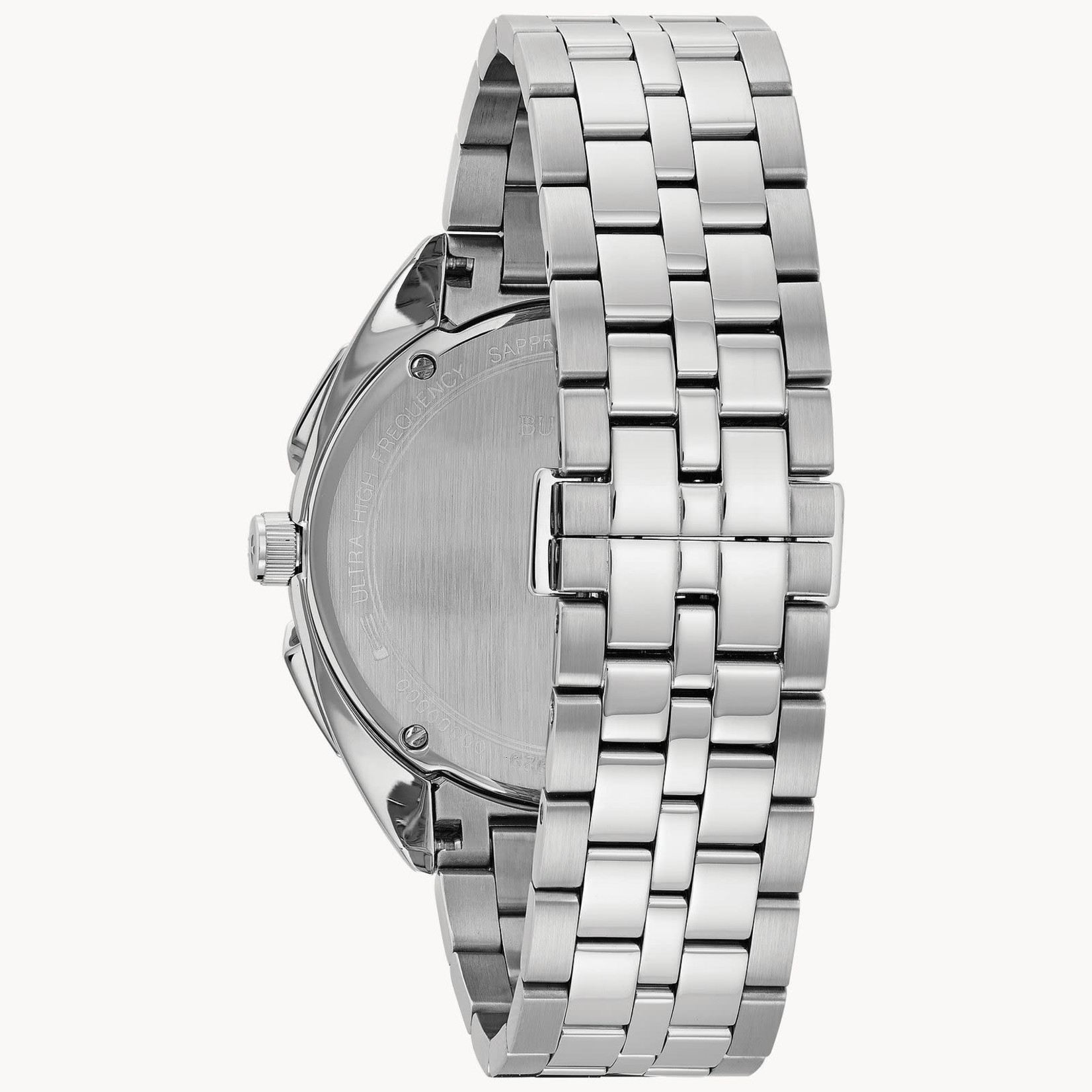 Bulova Curv - Men's SS Bracelet Grey Face