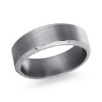 7mm Grey Tantalum Wedding Band