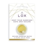 LOX Earring Back 2pr Gold