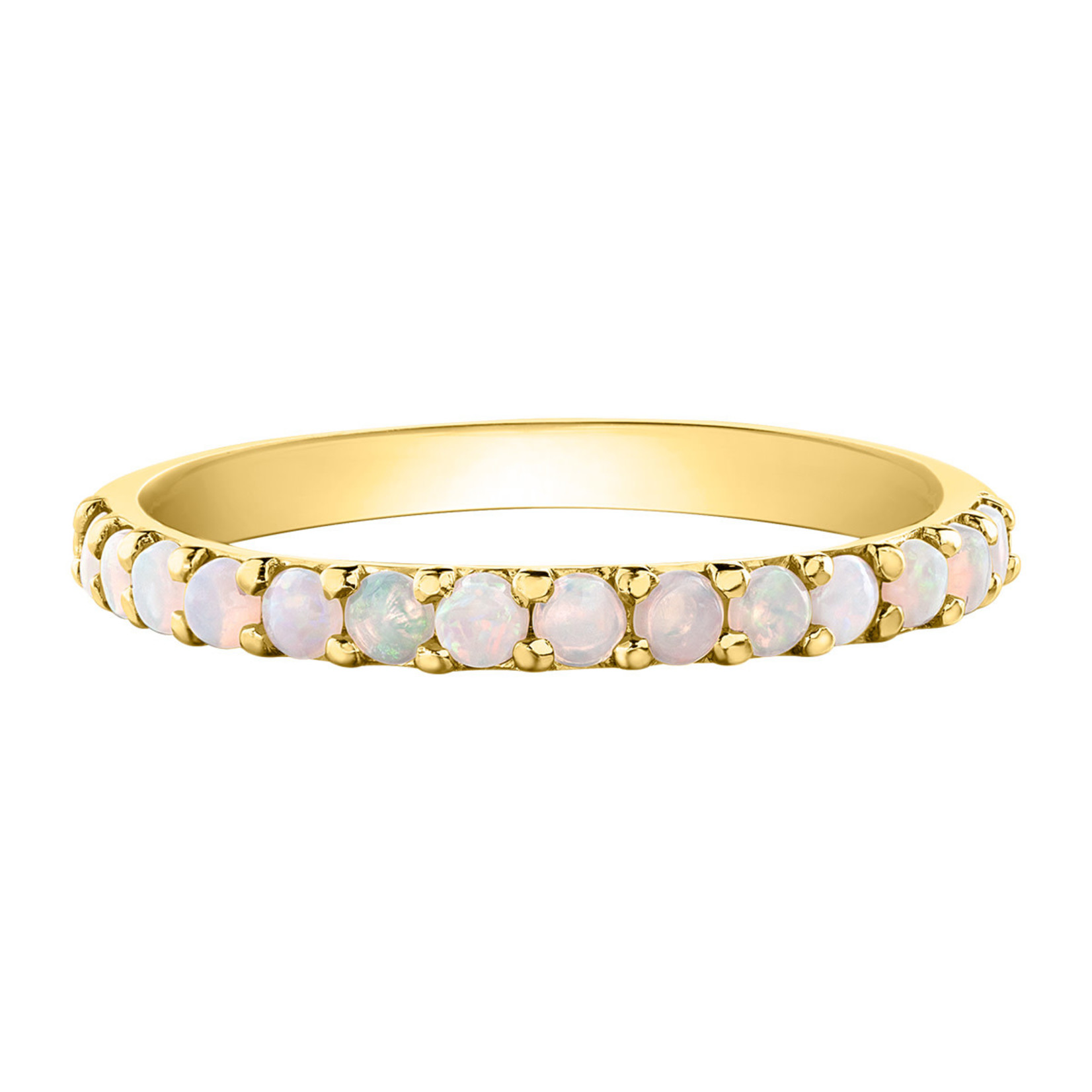 10K YG  14 Opal Stackable Band