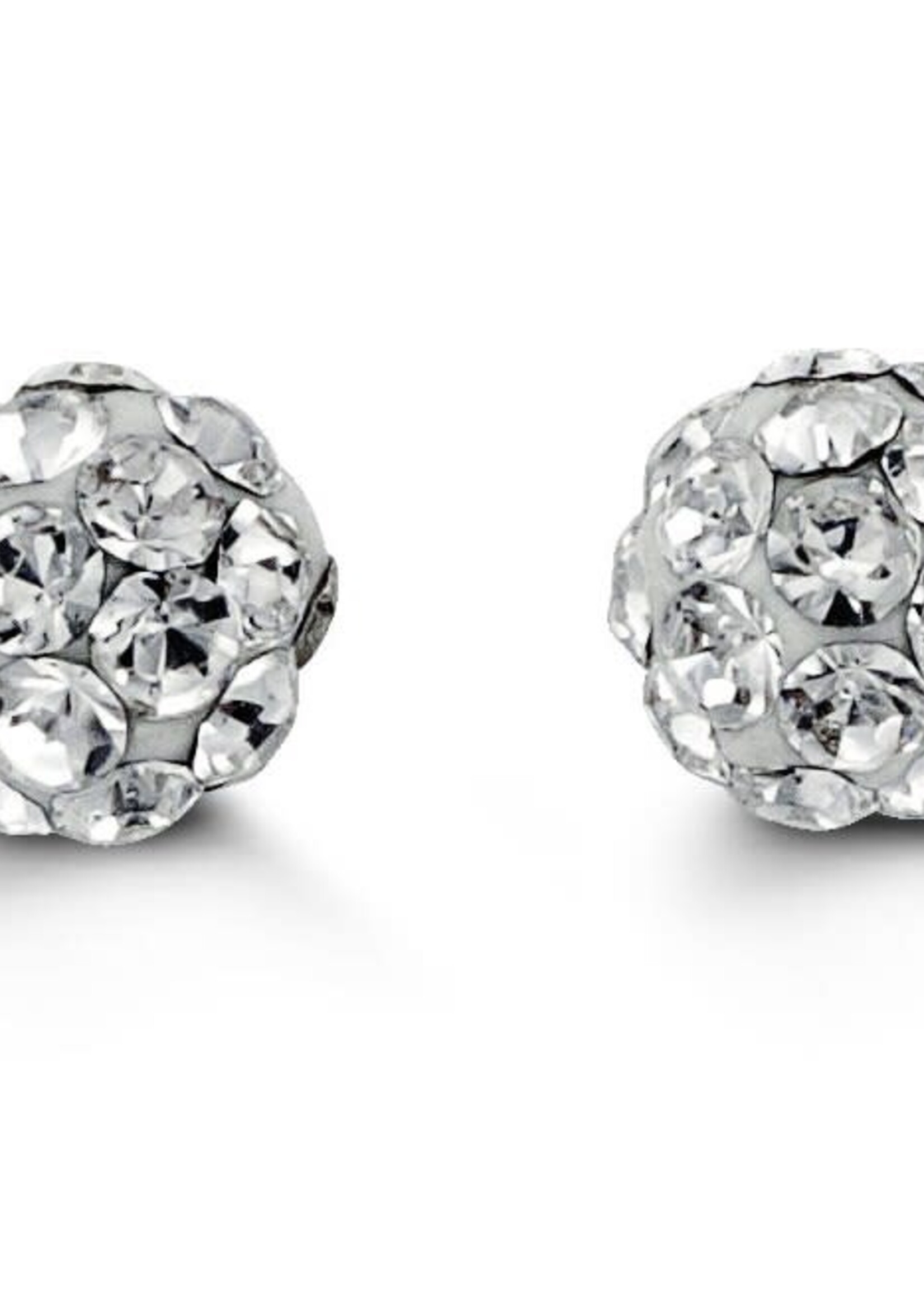 10K WG 4mm Cubic Zirconia Baby Studs