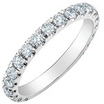 14K WG 26LGD .50CT Diamond Band