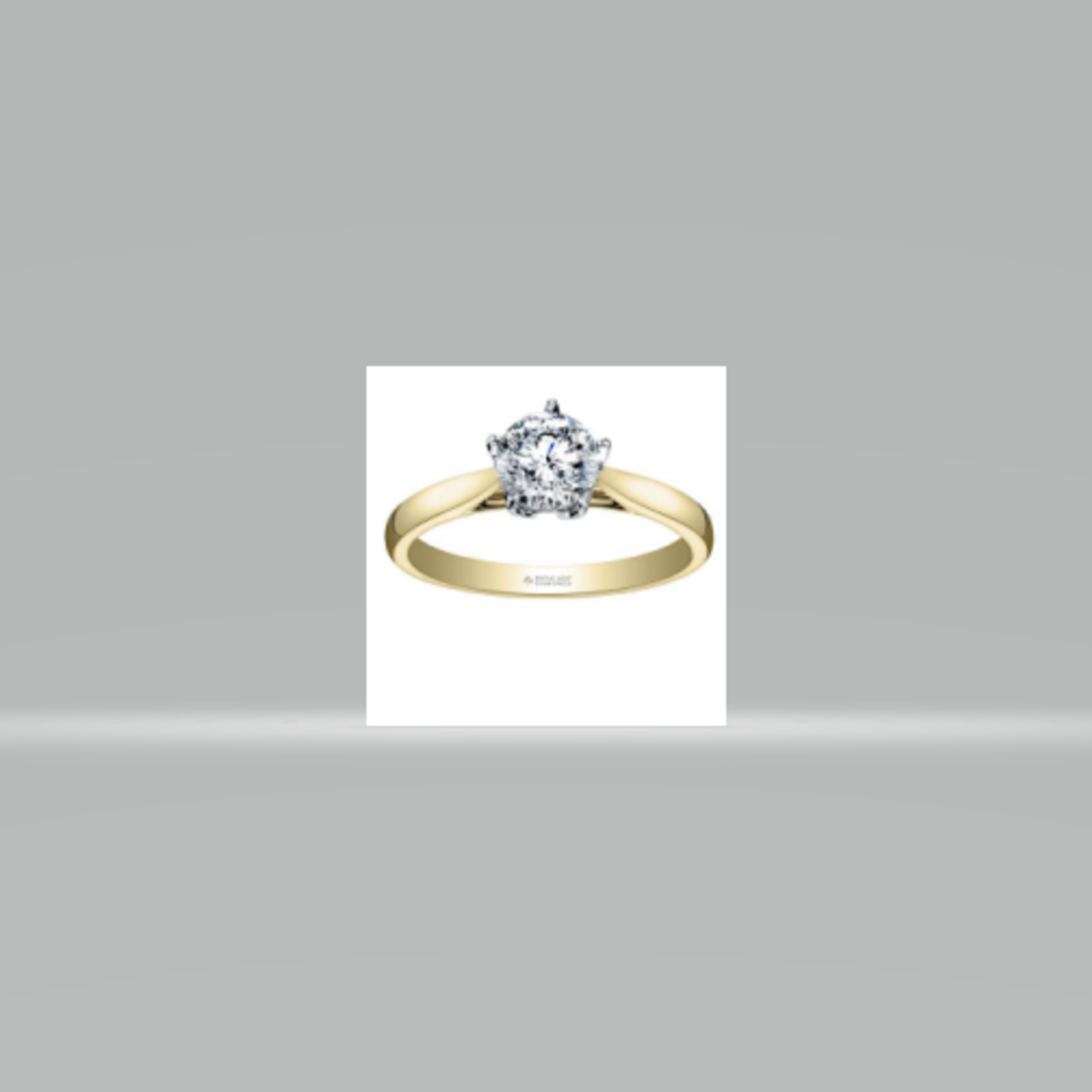 Maple Leaf Diamonds 18K/18KPD YG/WG 1CD#MLR523250 One-Fifty .41CT Diamond Ring