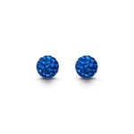 9007 - 925 Droplets CZ Stud Earrings - Peaceful