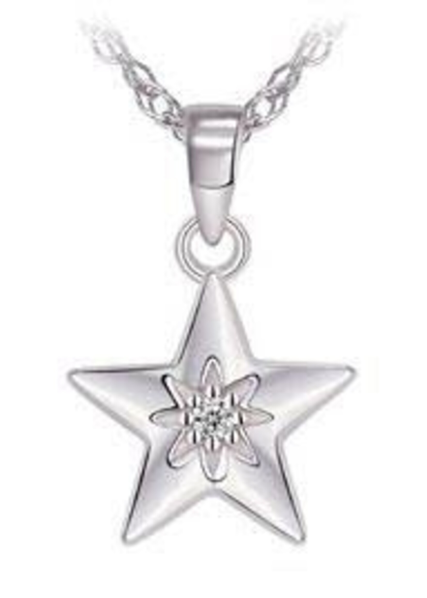 Legend LEGEND SS CZ Star Pendant