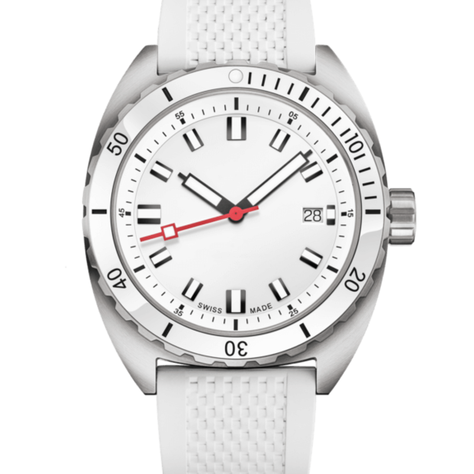 AWC AWC Deep Sea Titanium - 300 Automatic 3 Hand Watch White