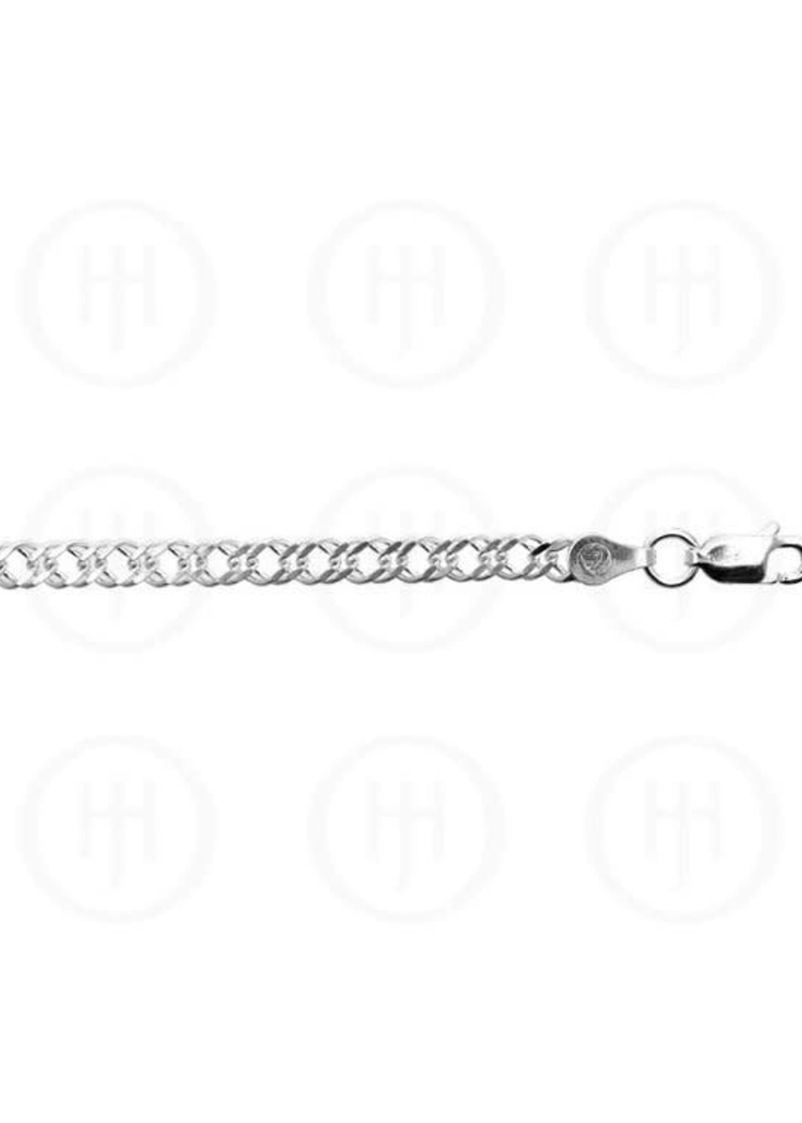 Silver Fancy Chain Rombo 01 3.5mm 16"