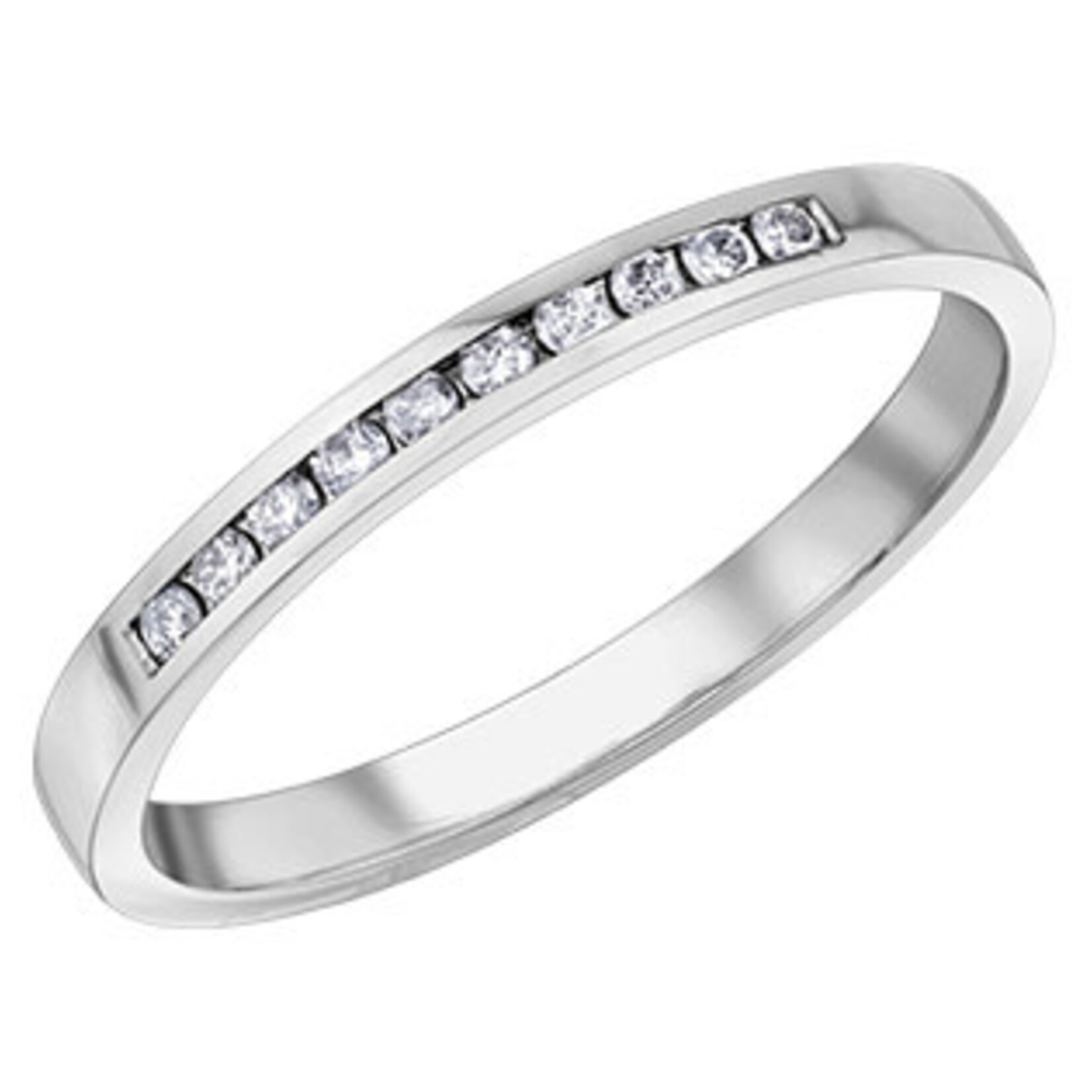 10K WG 10 Diamond FC .10CT Anniversary Band