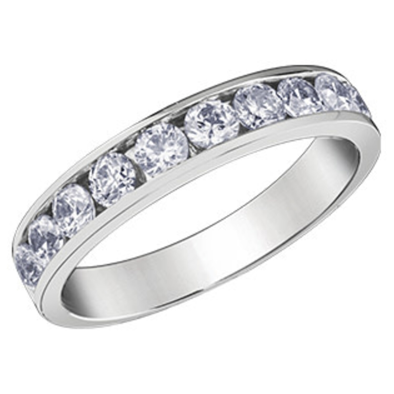 14K WG 10 Diamond 1CT Anniversary Band