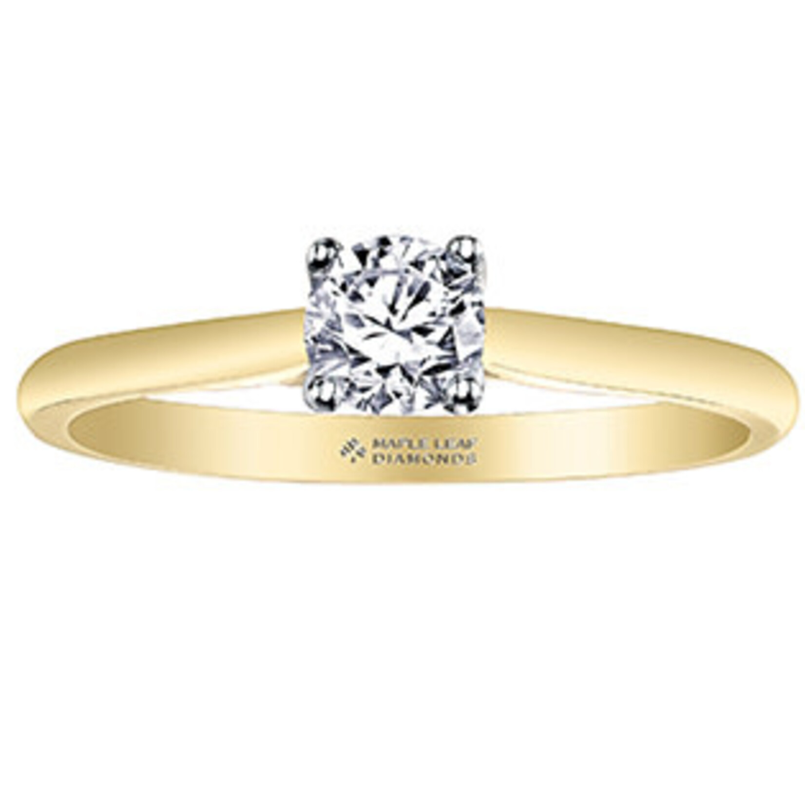 18K YG 1.07CT Solitaire Diamond