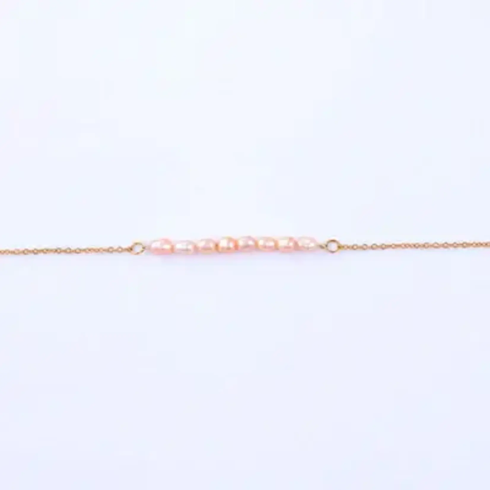 ATOLEA Pink Freshwater Pearl Bracelet