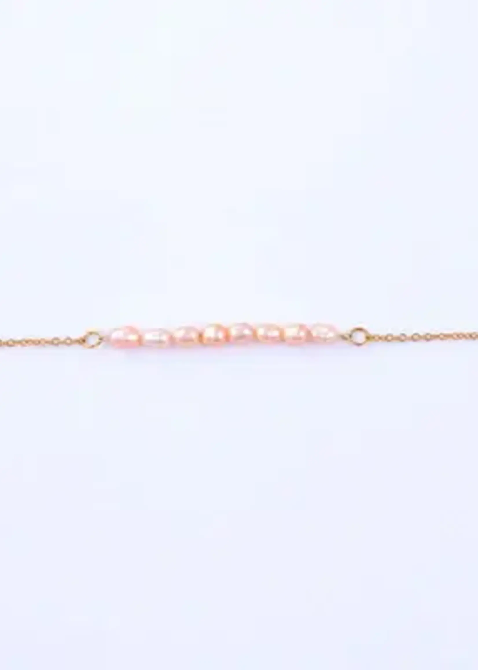 ATOLEA Pink Freshwater Pearl Bracelet